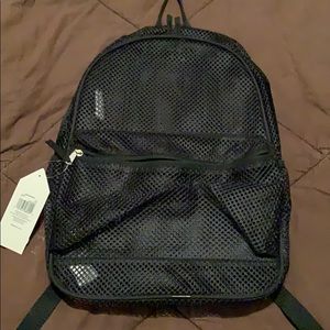 Black Mesh Backpack